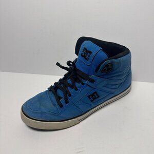 Y2K DC High Top Skater Punk Shoes Men Sz 13 Blue Punk 2000s Retro School Street